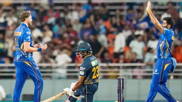 मुंबई इंडियंस ने गुजरात टाइटन्स को 20 रन से हराया। फोटो- BCCI