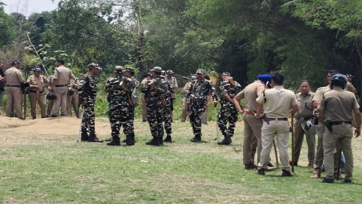 nainital news tensions high over burial site dispute in gaujani