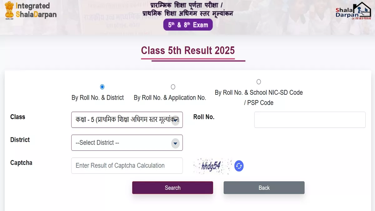 LIVE RBSE 5th Result 2025 OUT: राजस्थान बोर्ड 5th रिजल्ट rajpsp.nic.in पर घोषित, एक क्लिक में चेक करें नतीजे, 97.47%  स्टूडेंट्स पास
