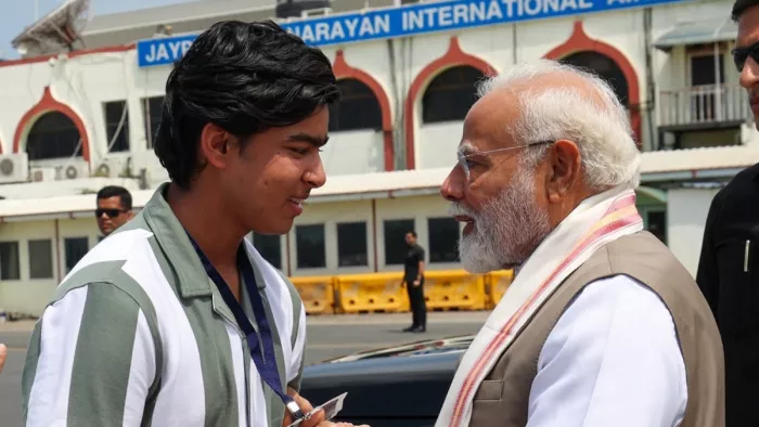 वैभव सूर्यवंशी ने पीएम मोदी से की मुलाकात