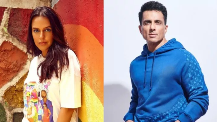 Sonu Sood helps Neha Dhupia who was facing many flight late issues. Photo-Instagram