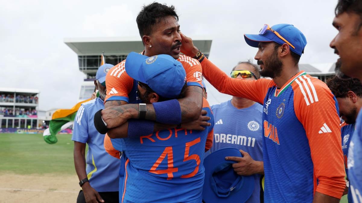 hardik pandya became emotional after india victory t20 world cup 2024 sa vs ind final