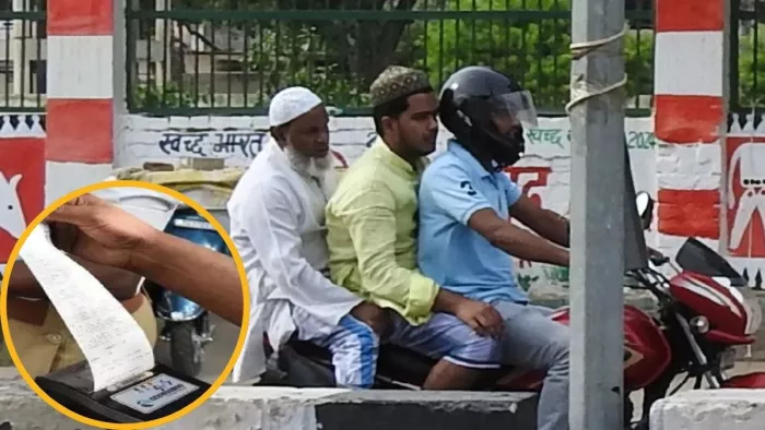 यातायात नियमों के पालन को पुलिस करती है कार्रवाई