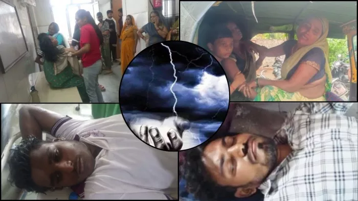 देवरिया में आकाशीय बिजली की चपेट में आने से दो की मौत