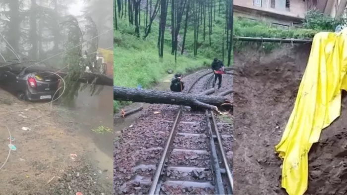 हिमाचल प्रदेश में भारी बारिश का कहर जारी है।