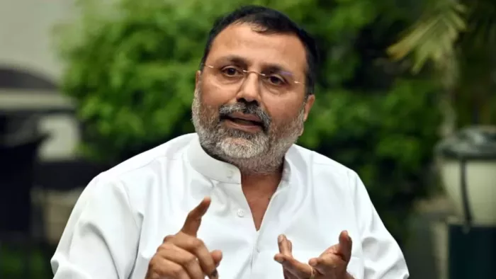 निशिकांत दुबे ने आरोप लगाया कि 150 कांग्रेस सांसद रूस के 'एजेंट' की तरह काम करते थे। (फोटो सोर्स- पीटीआई)