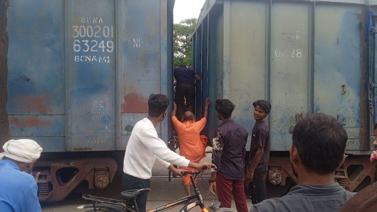 loco pilot stopped goods train as soon as duty over city got jammed