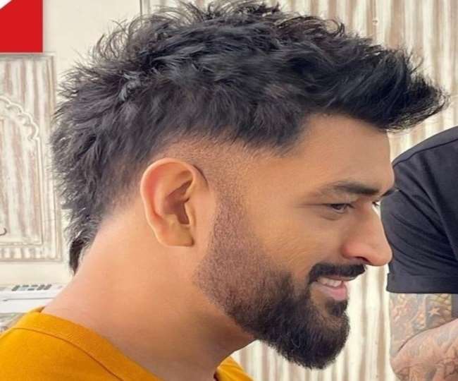 MS Dhoni went back in time with a new hairstyle - MS Dhoni went back in  time with a new hairstyle -