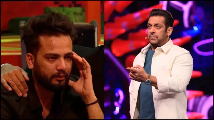 Elvish Yadav get teary eyed after Salman Khan scolded him in Bigg Boss OTT 2. Photo-Twitter
