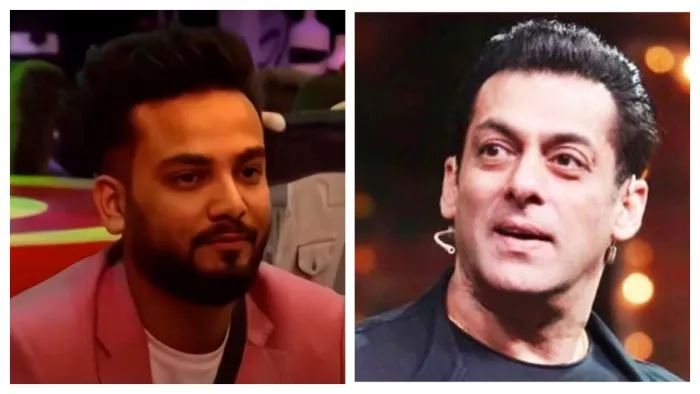File Photo of Elvish Yadav and Salman Khan
