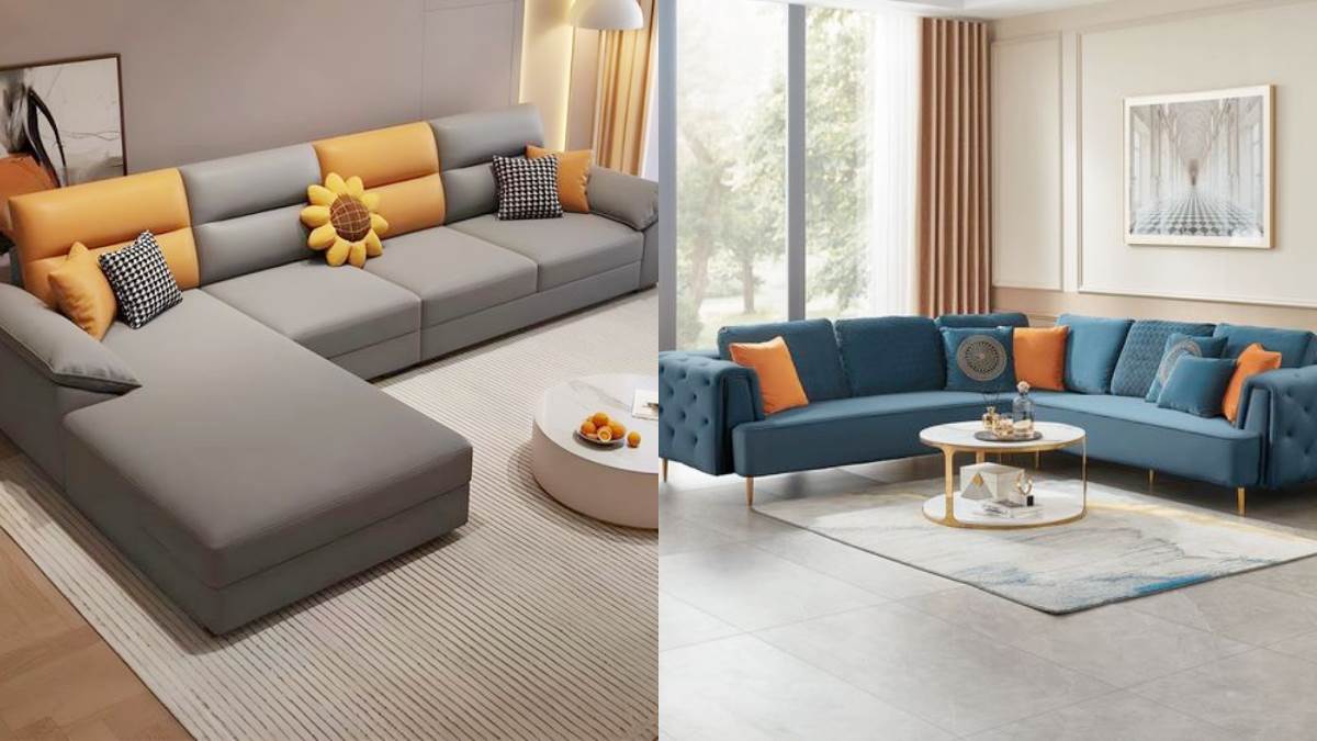 best 6 seater l shape sofa set choose from stylish and comfortable options