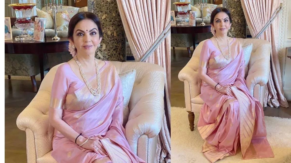 Nita Ambani की साड़ी ने Reliance AGM में बटोरी सुर्खियां, भारत की पारंपरिक कारीगरी का है बेजोड़ नमूना