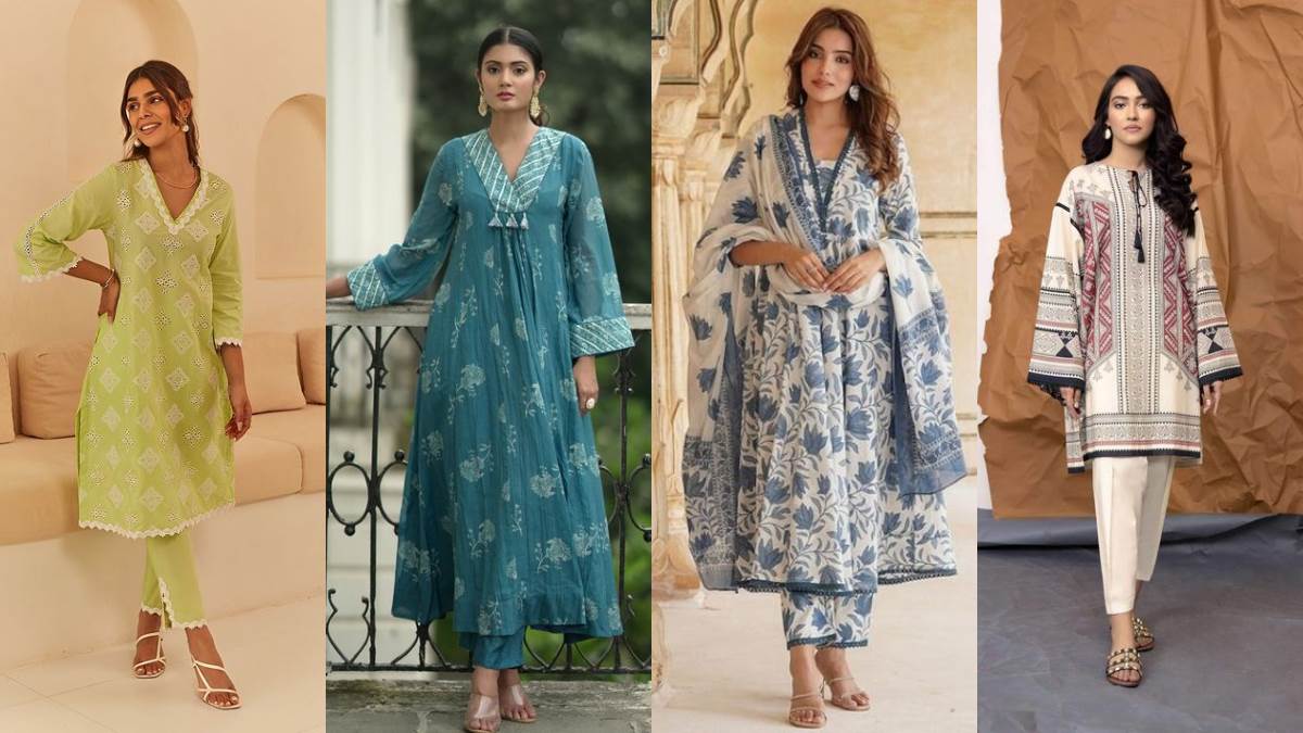 kurti designs for ladies to ace the fusion looks