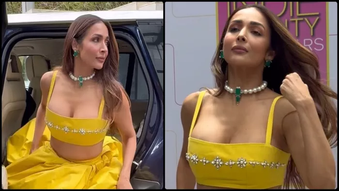मलाइका अरोड़ा ने येलो को-ऑर्ड में बिखेरा जादू। फोटो क्रेडिट- इंस्टाग्राम