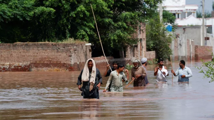 दशकों की सबसे भीषण बाढ़ झेल रहा पाकिस्तान का पंजाब (सांकेतिक तस्वीर)