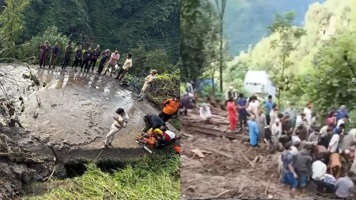 रामबन में फटा बादल और रियासी में भूस्खलन; 12 लोगों की मौत। फोटो जागरण
