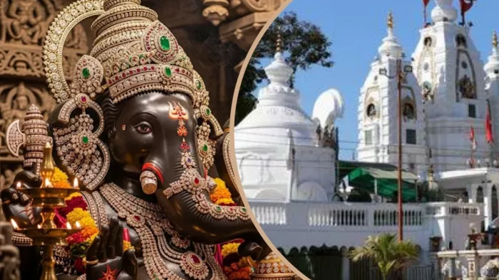 बेहद खास गणेश जी का ये मंदिर (Image Credit- MP Government/AI Generated)