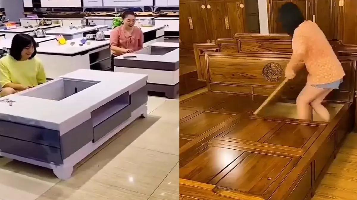 Viral Video: ऐसे मल्टी टास्किंग फर्नीचर्स को देखकर आप भी रह जाएंगे हैरान, एक यूजर्स ने कहा- मुझे अभी चाहिए यह Furniture