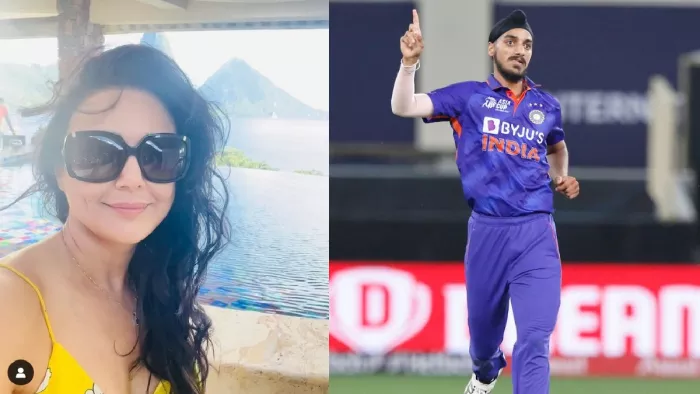 पंजाब किंग्स टीम की ओनर प्रीति जिंटा ने अर्शदीप सिंह की तारीफ।(फोटो सोर्स: इंस्टाग्राम)