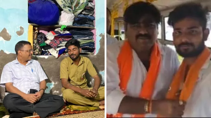 केजरीवाल ने जिस रिक्शा चालक के घर किया था डिनर, उसने कहा- मैं हूं पीएम मोदी का फैन। फोटो जागरण