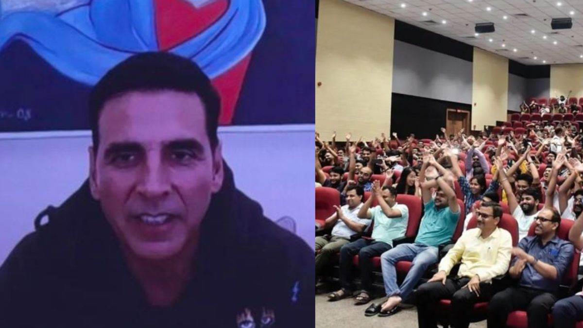 superstar akshay kumar interact with students iit ism talked about film based on jaswant singh courage