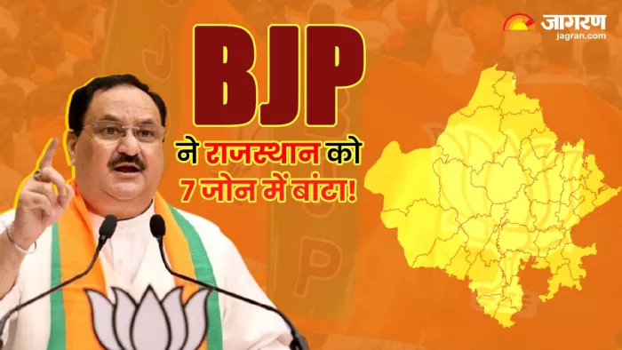विधानसभा चुनाव से पहले बीजेपी ने राजस्थान को 7 जोन में बांटा (फोटो, जागरण)