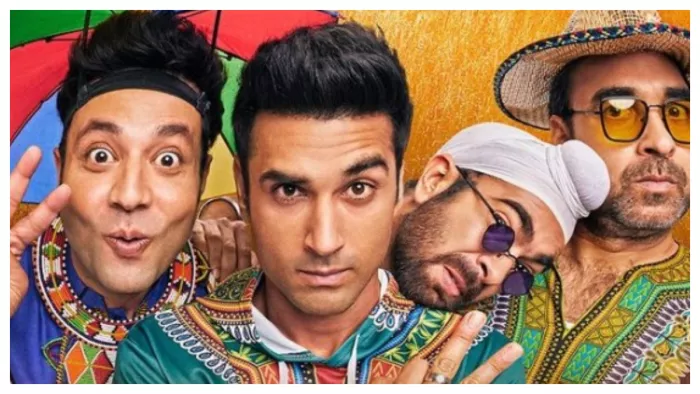 Varun Sharma, Pulkit Samrat, Manjot Singh and Pankaj Tripathi from Fukrey 3