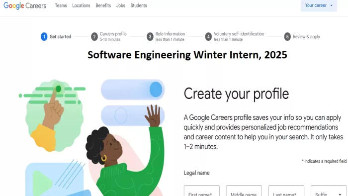 Google internship 2025 के लिए यहां दिए लिंक से करें अप्लाई।