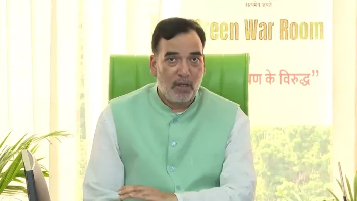 प्रदूषण कम करने के लिए कृत्रिम बारिश के इस्तेमाल के बारे में गोपाल राय ने दी जानकारी।