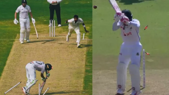 Jasprit Bumrah ने उड़ाई मुश्फिकुर रहीम की गिल्लियां, खुद को आउट होता देख स्टार हैरान