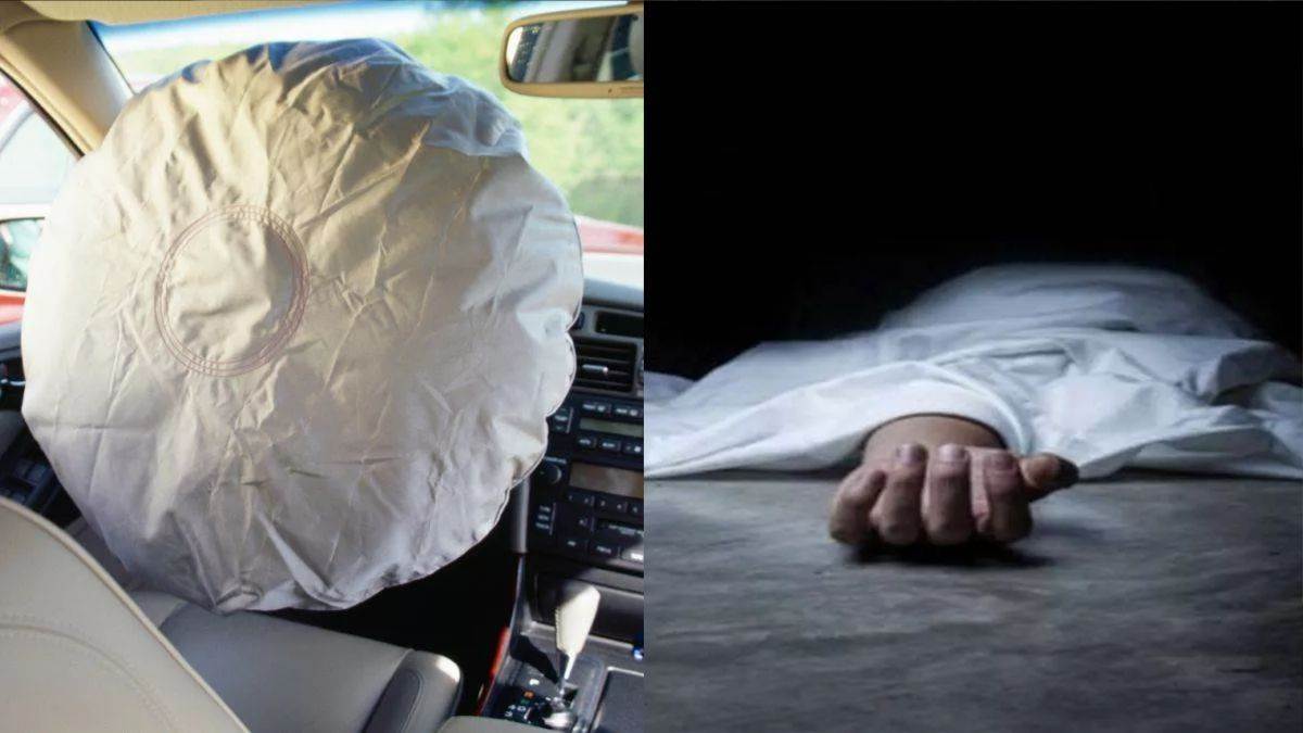 car accident in kerala two year old girl died due to airbag opening died due to suffocation