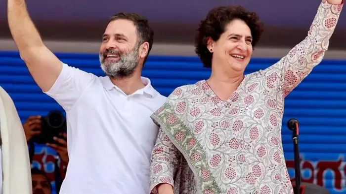 नायब सैनी ने राहुल और प्रियंका गांधी के हरियाणा दौरे को लेकर किया कटाक्ष।