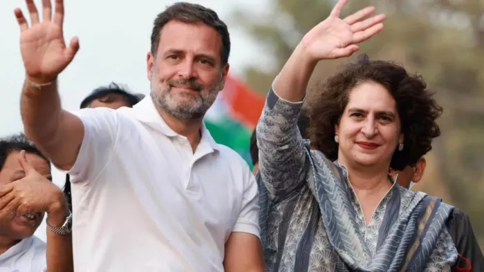 हरियाणा में आज से विजय संकल्प यात्रा निकालेंगे राहुल और प्रियंका। (फाइल फोटो)