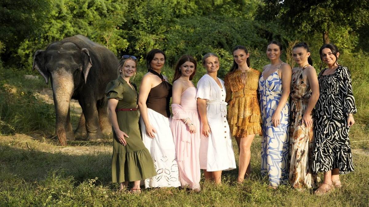 britains miss universe daniel latimer visits elephant sanctuary supports conservation