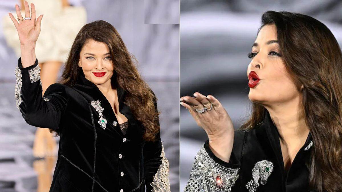 paris fashion week 2025 aishwarya rai bachchan stole limelight by ramp walk her hot look see photos