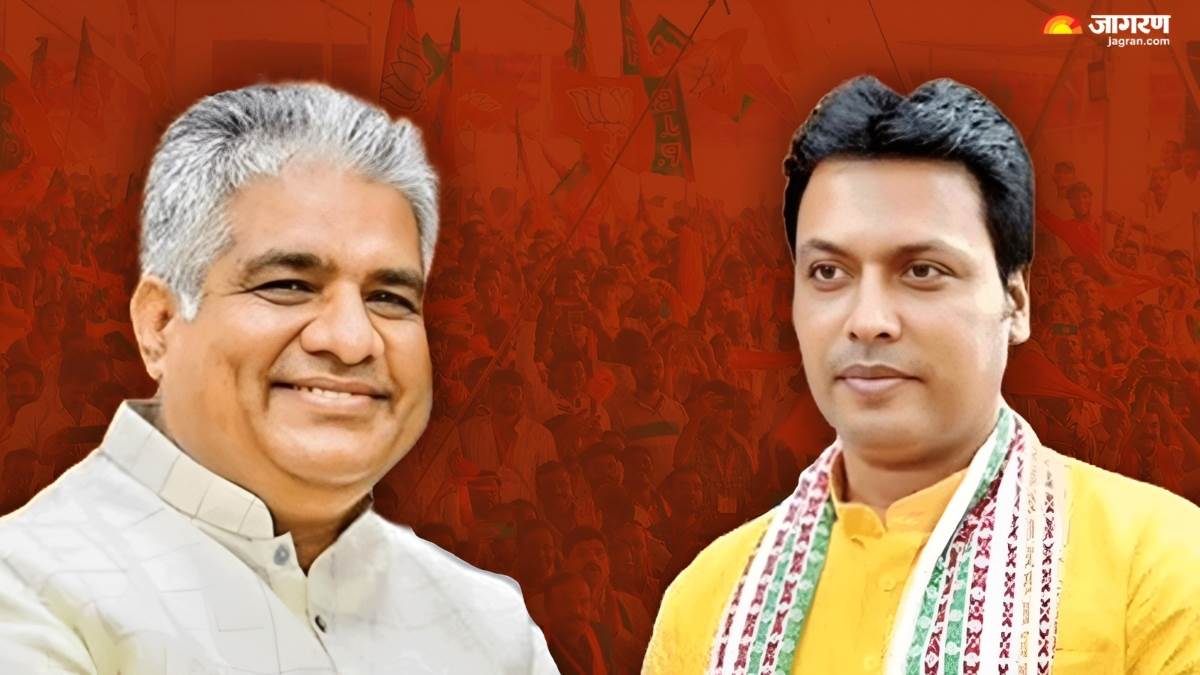 bjp appoints election in charge for bengal polls after a decade bhupender yadav biplab deb