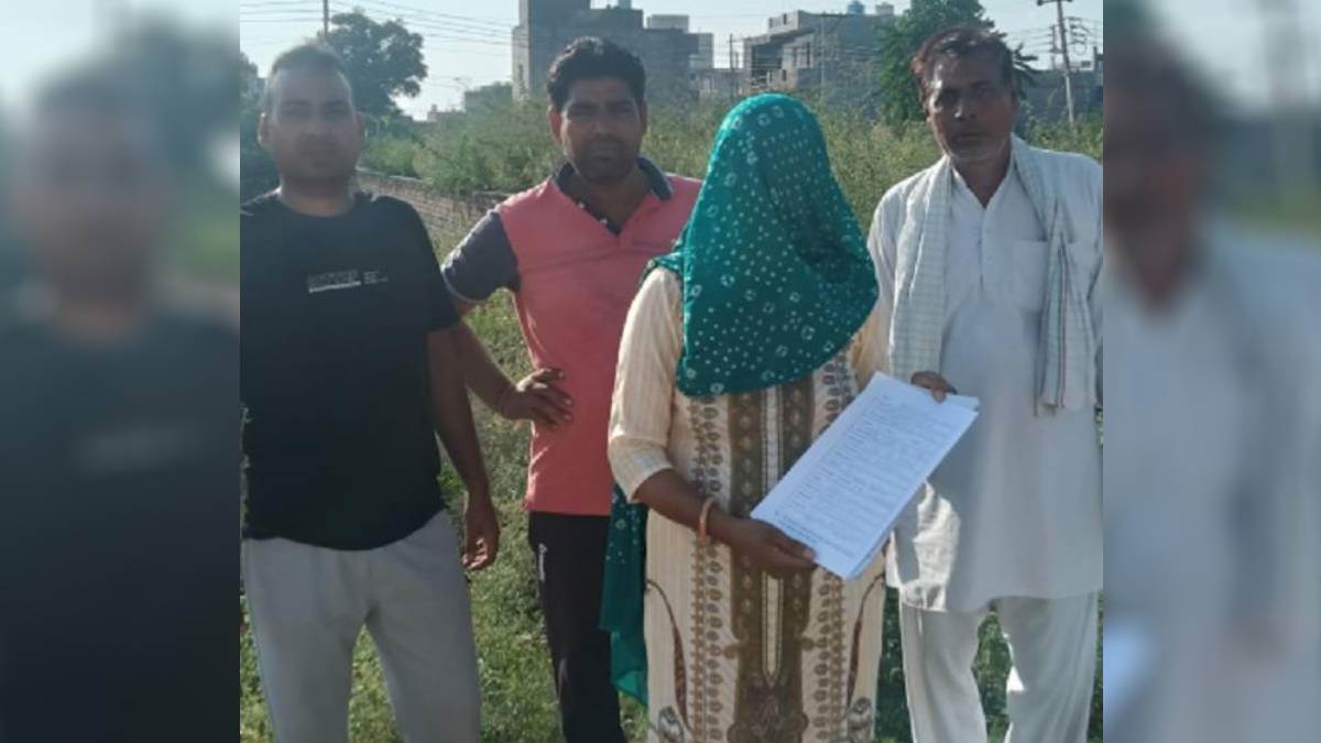 villagers demand basic amenities in indira awas colony