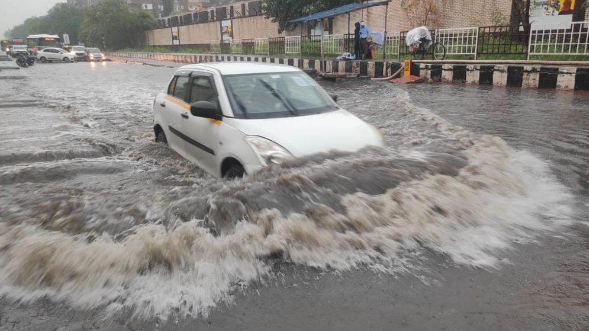 ncr delhi ncr weather update rain brings respite from scorching heat