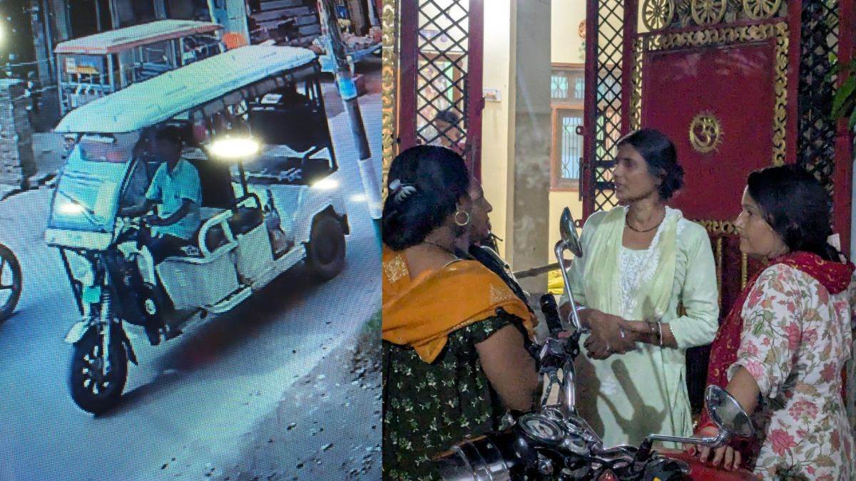 gorakhpur city news e rickshaw driver flees with womans jewelry bag