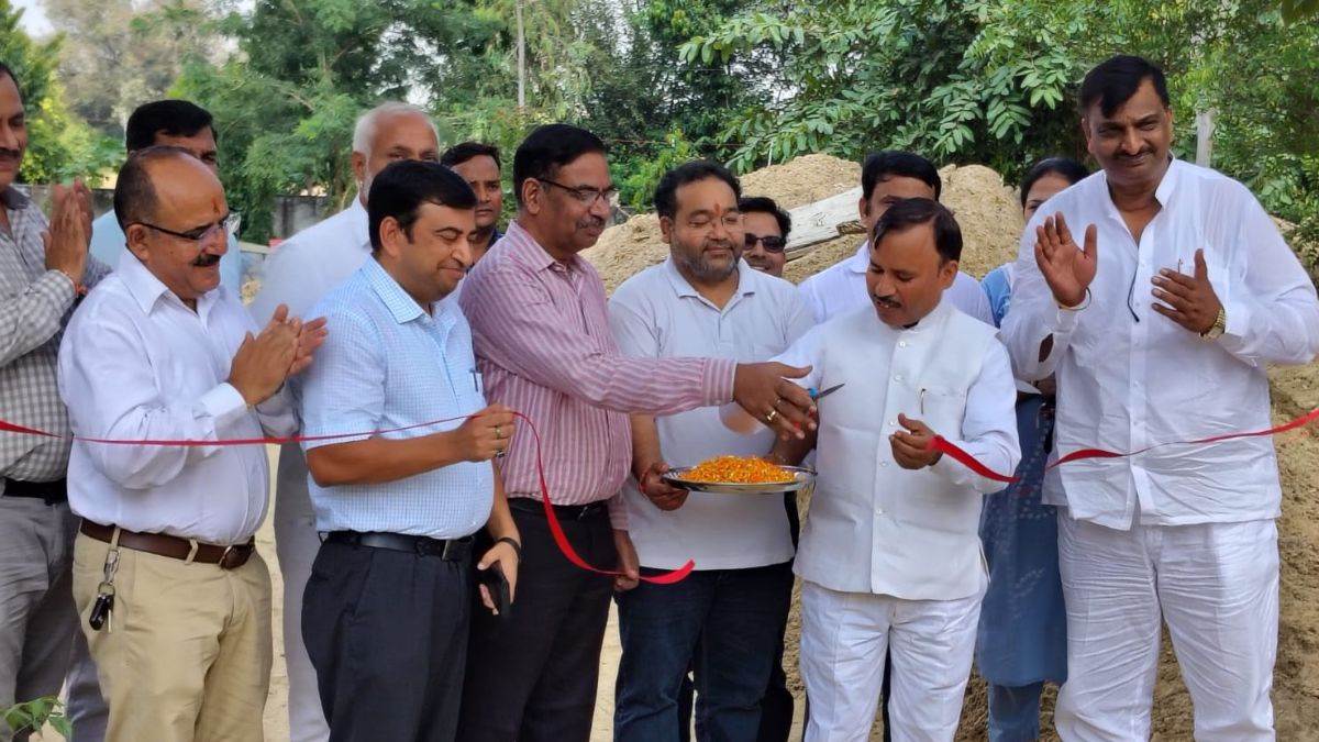 hapur city news housing project begins with land worship