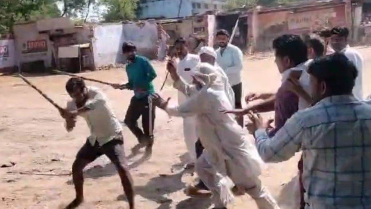 ncr rewari news sarpanch attacked during land demarcation