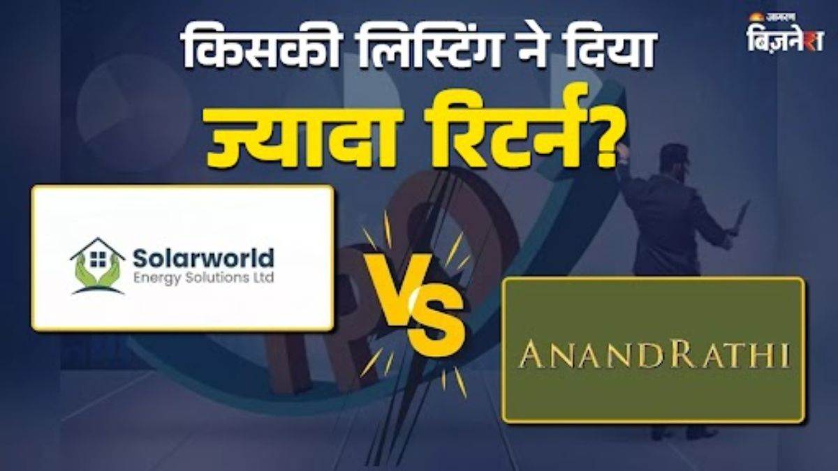 anand rathi solarworld energy ipo listing which ipo gave higher returns