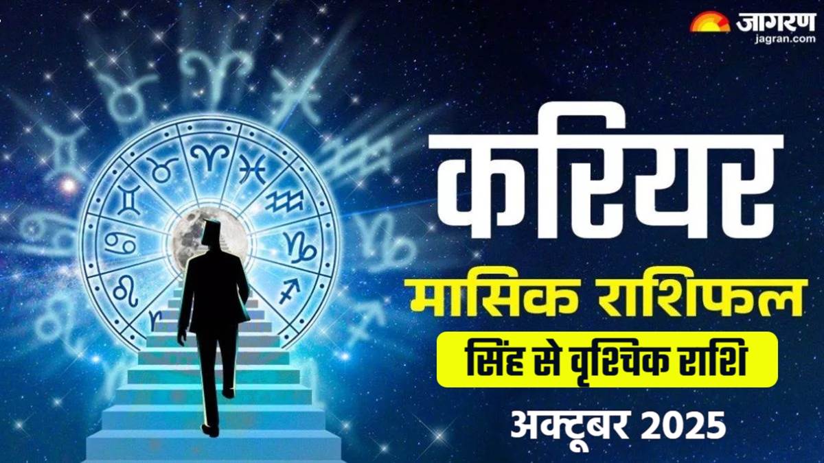 monthly career horoscope october 2025 leo to scorpio know lucky zodiac signs and future prediction in hindi