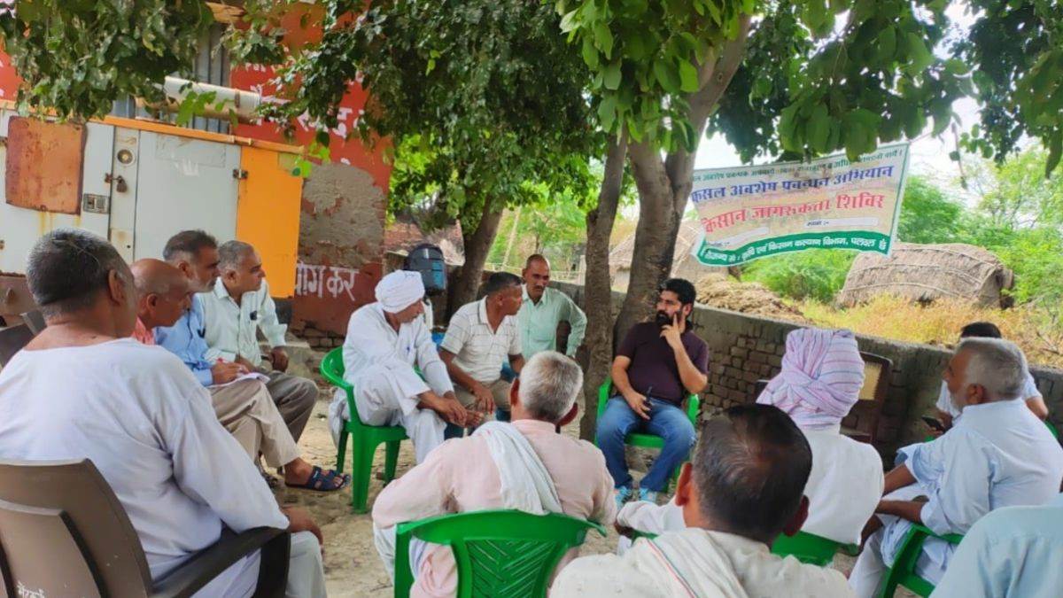 ncr palwal stiff penalties for burning parali agriculture department takes action