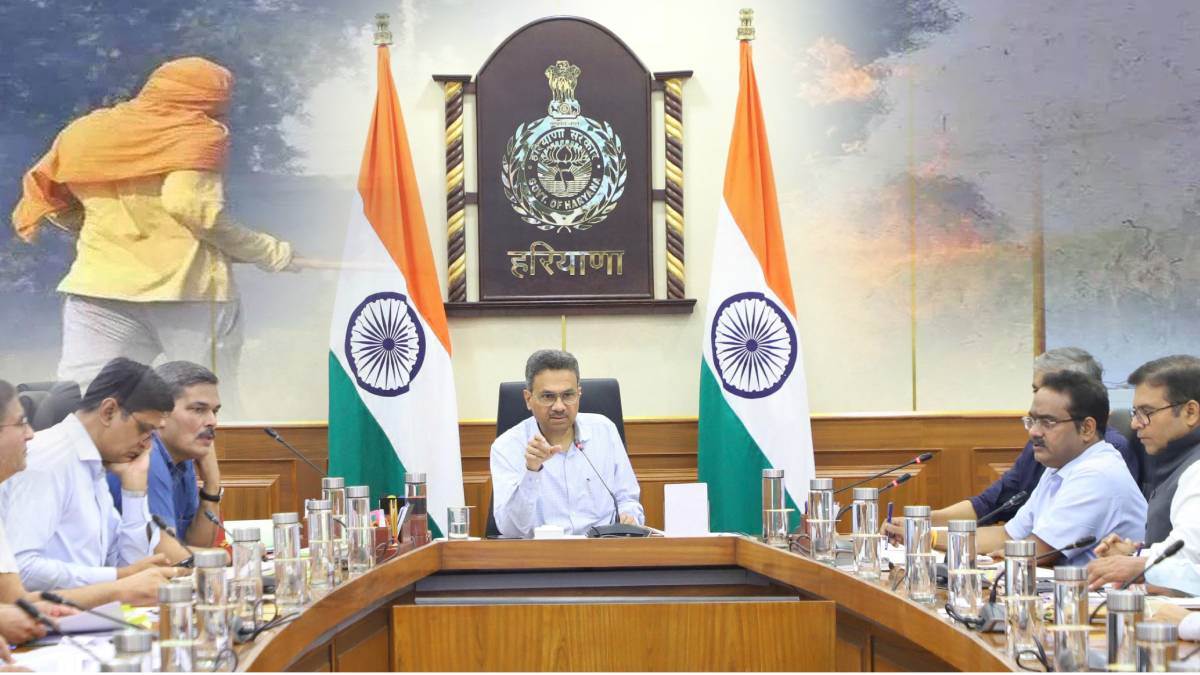 haryana cracks down on stubble burning night patrols enforced