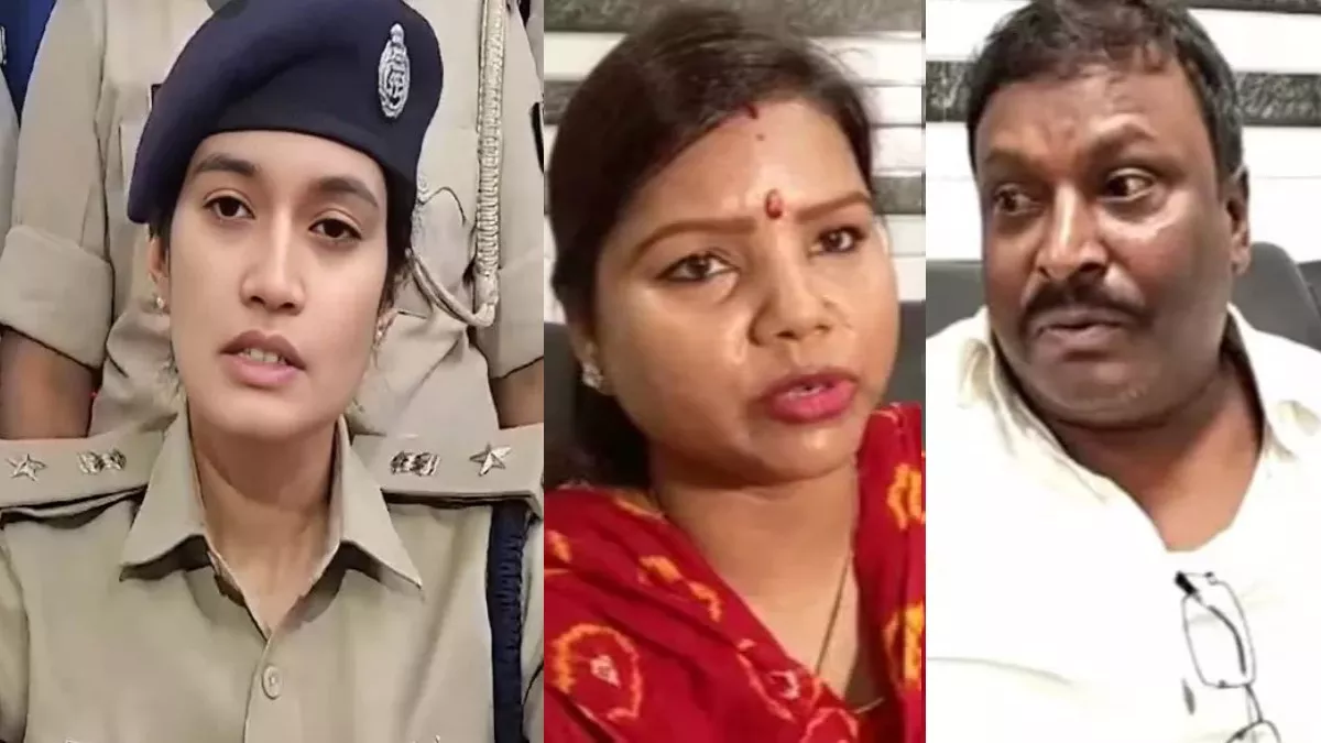 SP स्वीटी सहरावत IPS ने उतार दिया नेताजी का बुखार... पूर्व विधायक बीमा भारती के पति अवधेश मंडल पर CCA