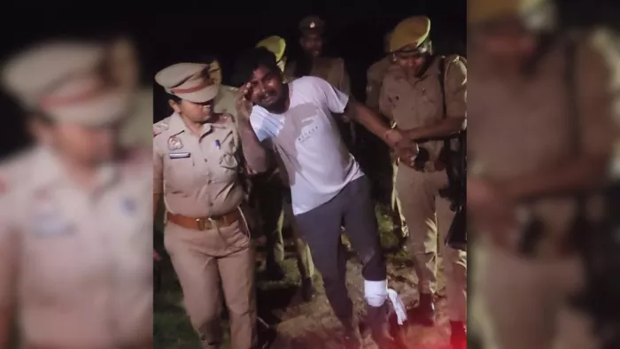 पुलिस मुठभेड़ में एक बदमाश घायल। (जागरण)
