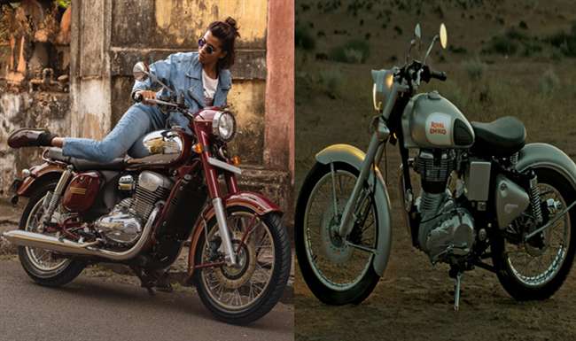 jawa bike and royal enfield comparison