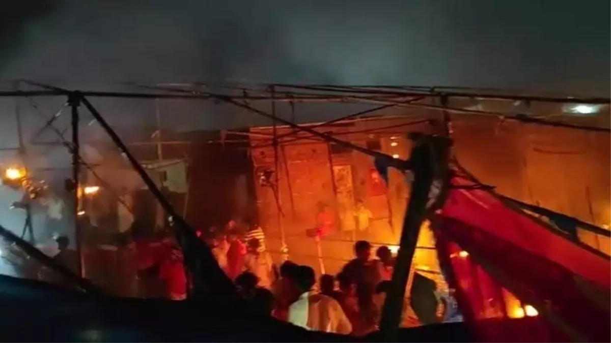 18th death on sunday in durga puja pandal accident in bhadohi 27 people still undergoing treatment in hospitals