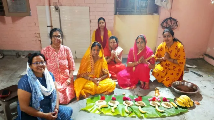 Chhath Puja In Meerut मेरठ में भी आस्था के साथ छठ पर्व मनाया जा रहा है।